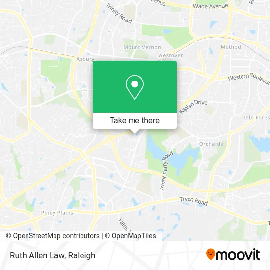 Ruth Allen Law map