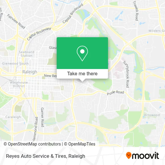 Reyes Auto Service & Tires map