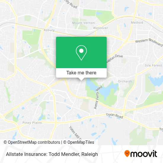 Allstate Insurance: Todd Mendler map