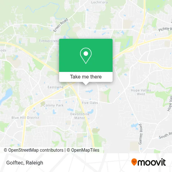 Golftec map