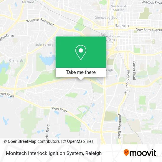 Monitech Interlock Ignition System map