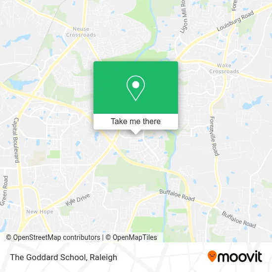 The Goddard School map