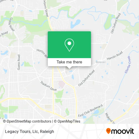 Legacy Tours, Llc map