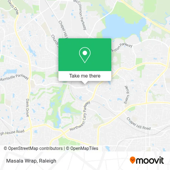 Masala Wrap map