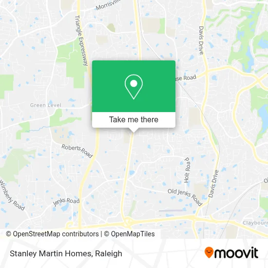 Stanley Martin Homes map