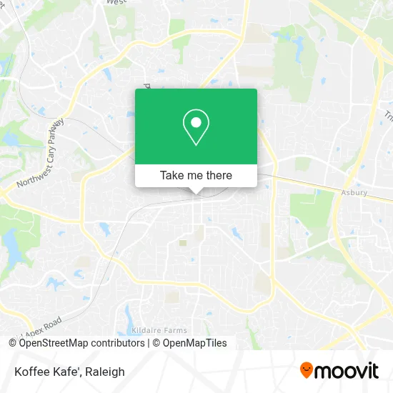 Koffee Kafe' map
