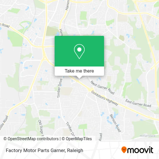Factory Motor Parts Garner map