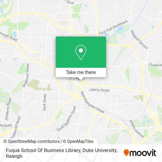 Fuqua School Of Business Library, Duke University map