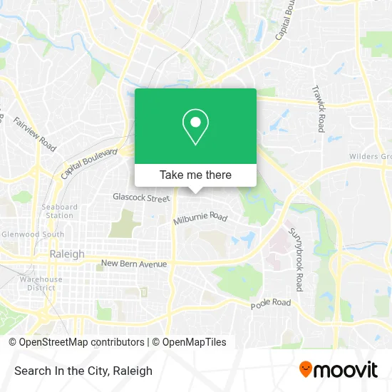 Search In the City map