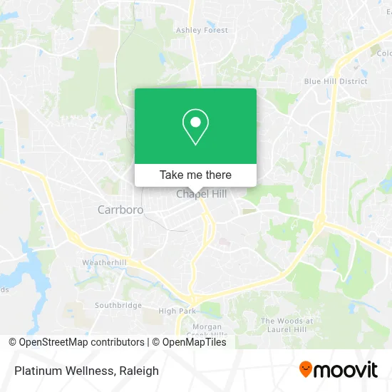 Platinum Wellness map