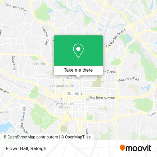 Flowe Hall map