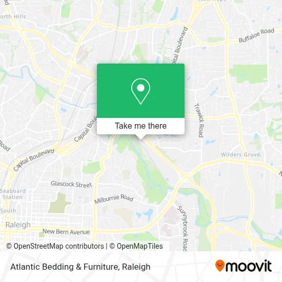 Atlantic Bedding & Furniture map