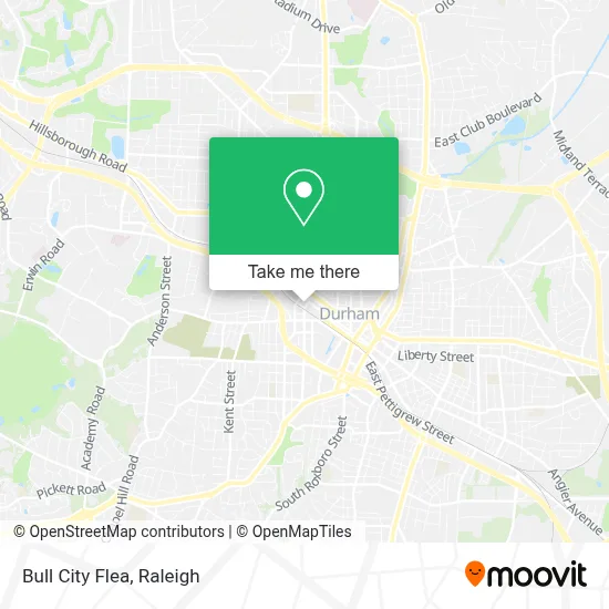 Bull City Flea map