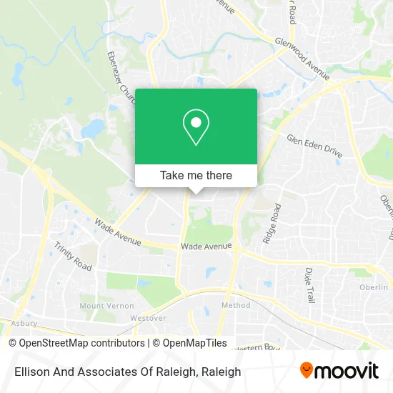 Ellison And Associates Of Raleigh map