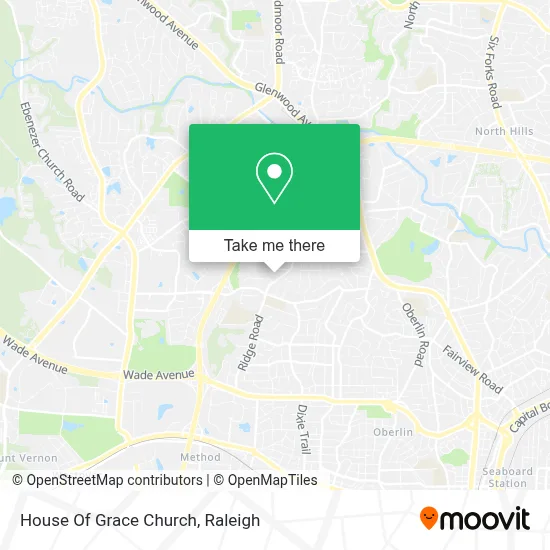 House Of Grace Church map