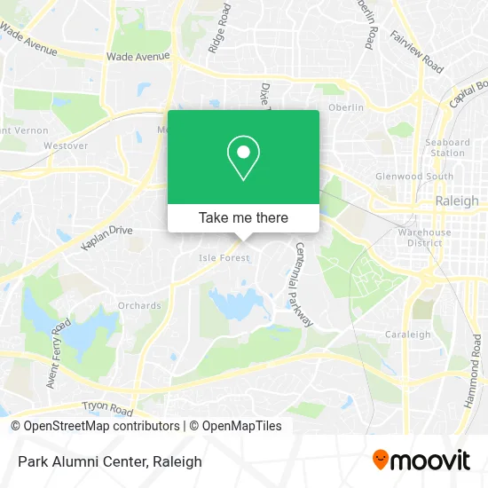 Park Alumni Center map