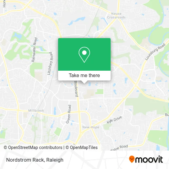 Nordstrom Rack map