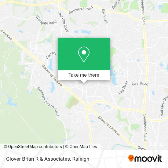Glover Brian R & Associates map