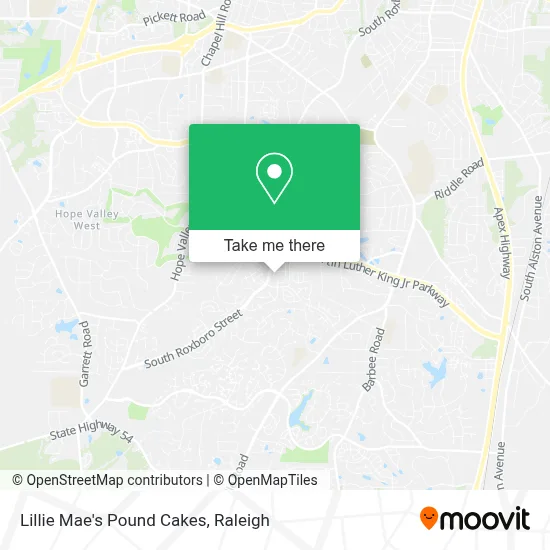 Lillie Mae's Pound Cakes map
