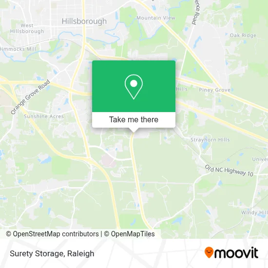 Surety Storage map