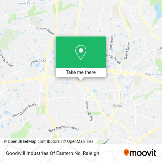 Goodwill Industries Of Eastern Nc map