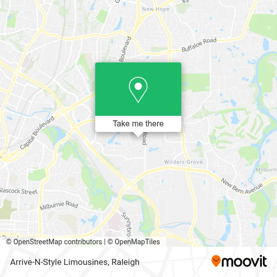 Arrive-N-Style Limousines map