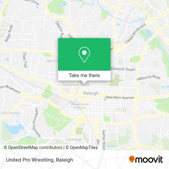 United Pro Wrestling map