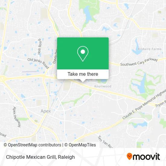 Chipotle Mexican Grill map