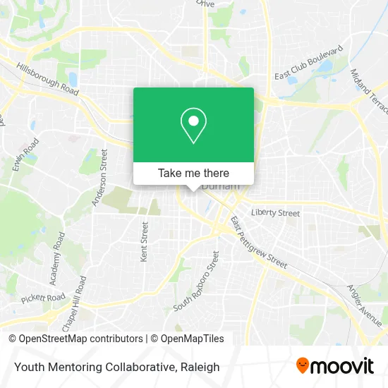 Youth Mentoring Collaborative map