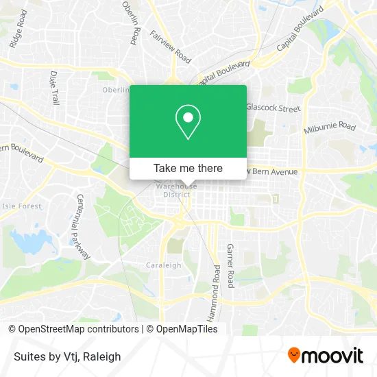 Suites by Vtj map