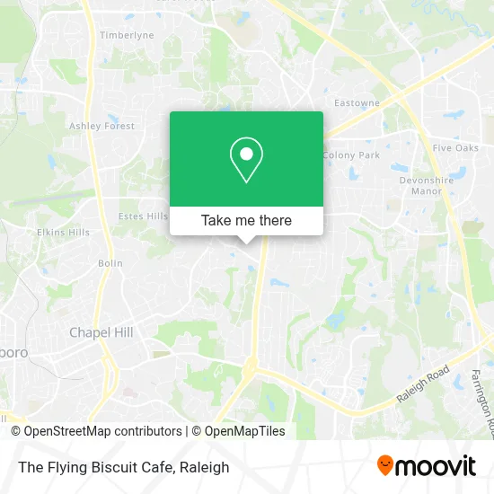 The Flying Biscuit Cafe map