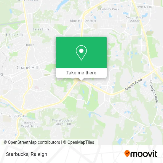 Starbucks map