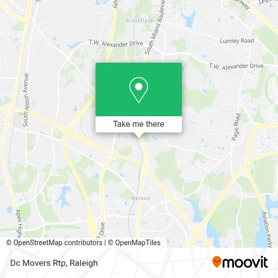 Dc Movers Rtp map