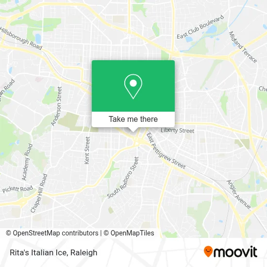 Rita's Italian Ice map