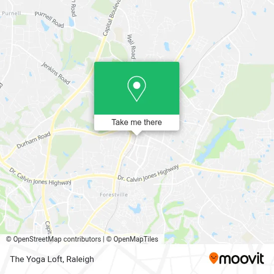 The Yoga Loft map