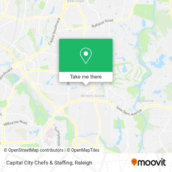 Capital City Chefs & Staffing map