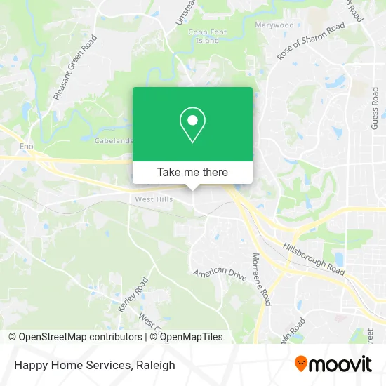 Happy Home Services map