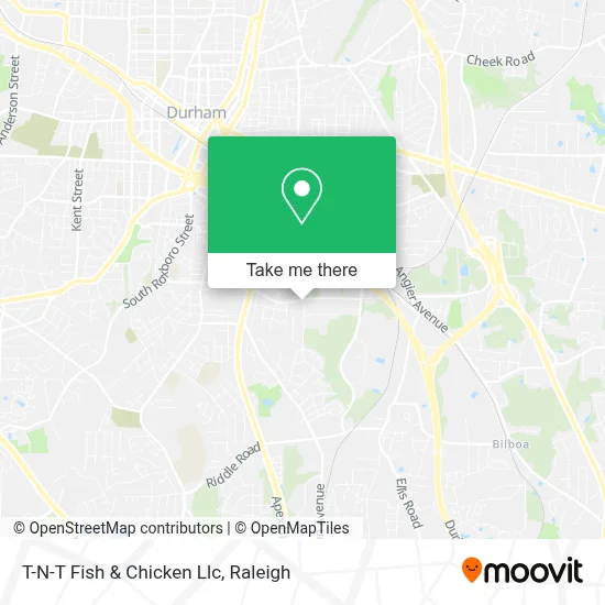 T-N-T Fish & Chicken Llc map