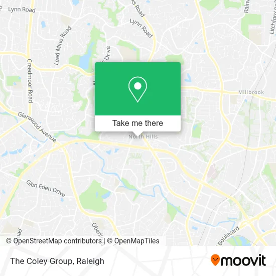 The Coley Group map