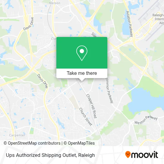 Ups Authorized Shipping Outlet map