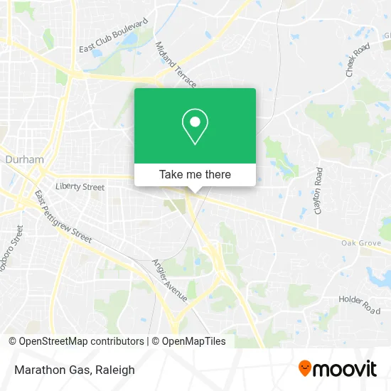 Marathon Gas map