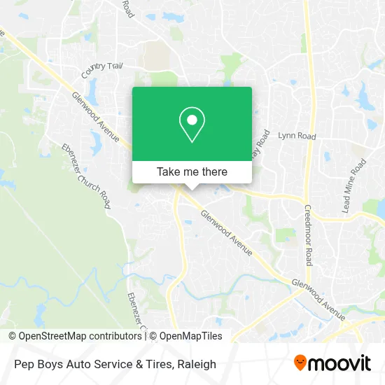 Pep Boys Auto Service & Tires map
