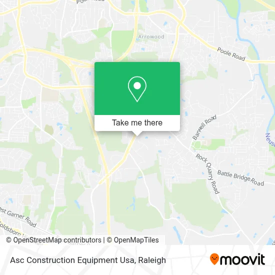 Asc Construction Equipment Usa map