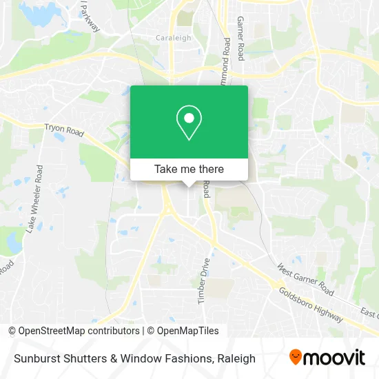 Sunburst Shutters & Window Fashions map