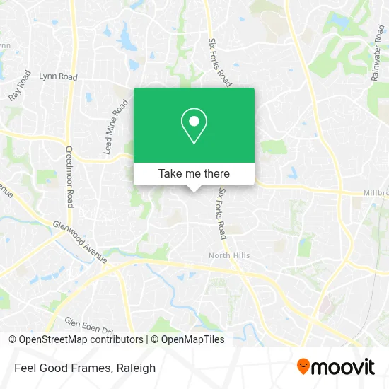 Feel Good Frames map