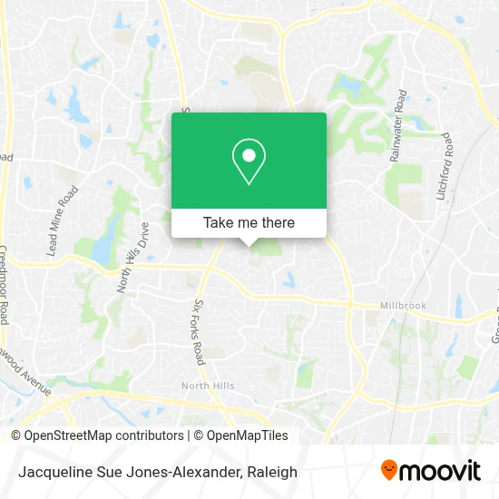 Jacqueline Sue Jones-Alexander map