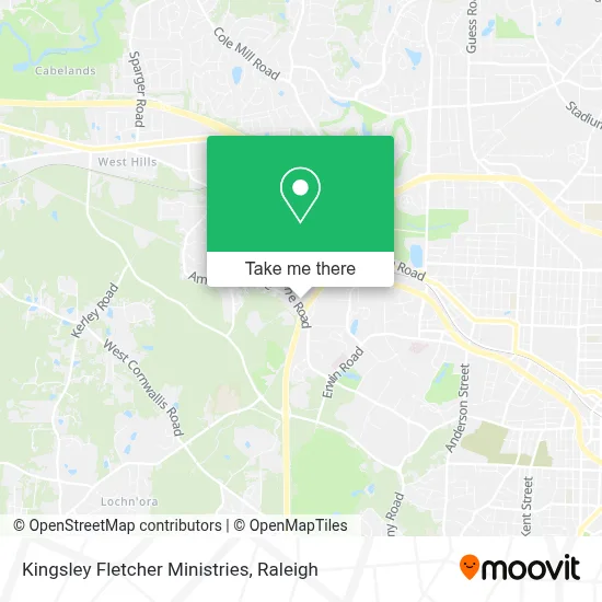 Kingsley Fletcher Ministries map