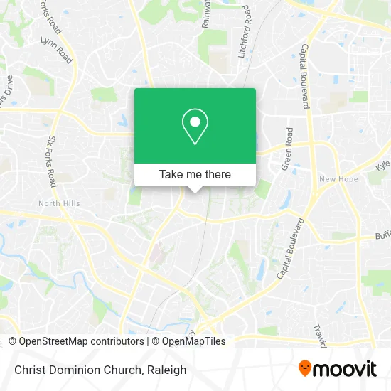 Christ Dominion Church map
