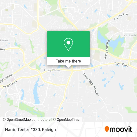 Harris Teeter #330 map