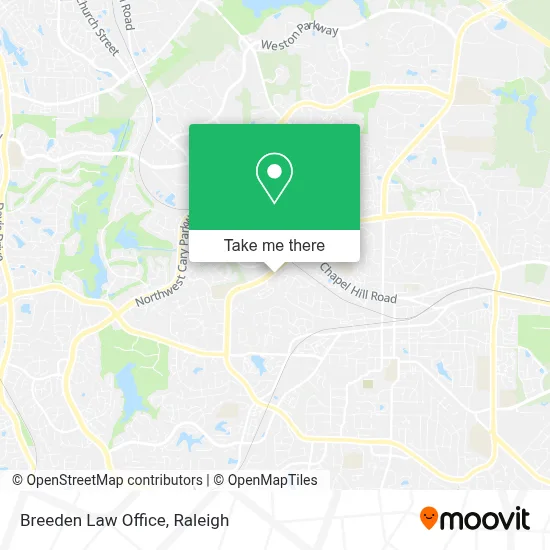 Breeden Law Office map